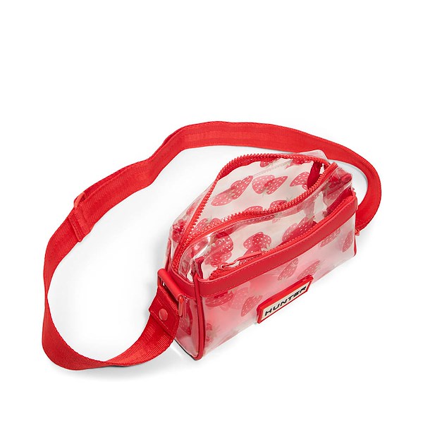 alternate view Hunter Everyday Crossbody Bag - Clear / RedALT1