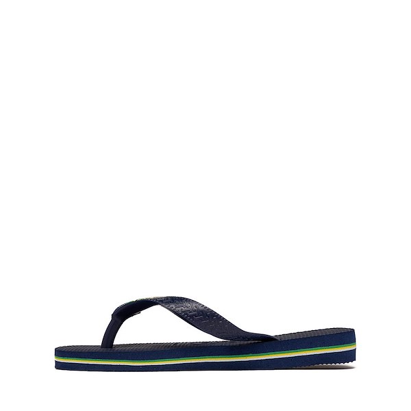 alternate view Havaianas Brazil Logo Flip-Flop - Toddler / Little Kid - NavyALT1A