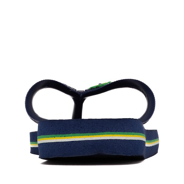 alternate view Havaianas Brazil Logo Flip-Flop - Toddler / Little Kid - NavyALT4