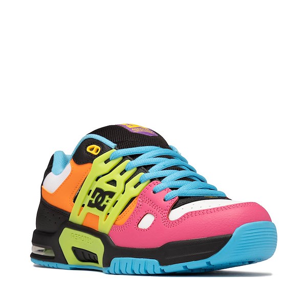 alternate view Mens DC AT-2 Skate Shoe - Black / MulticolorALT5