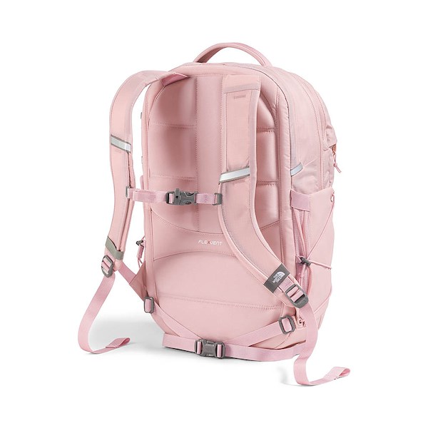 alternate view Womens The North Face Borealis Luxe Backpack - Metal Pink / Burnt Coral MetallicALT2