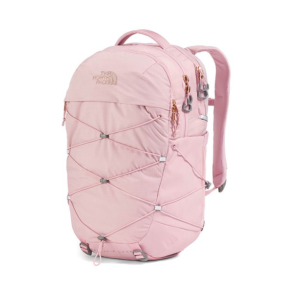 alternate view Womens The North Face Borealis Luxe Backpack - Metal Pink / Burnt Coral MetallicALT4
