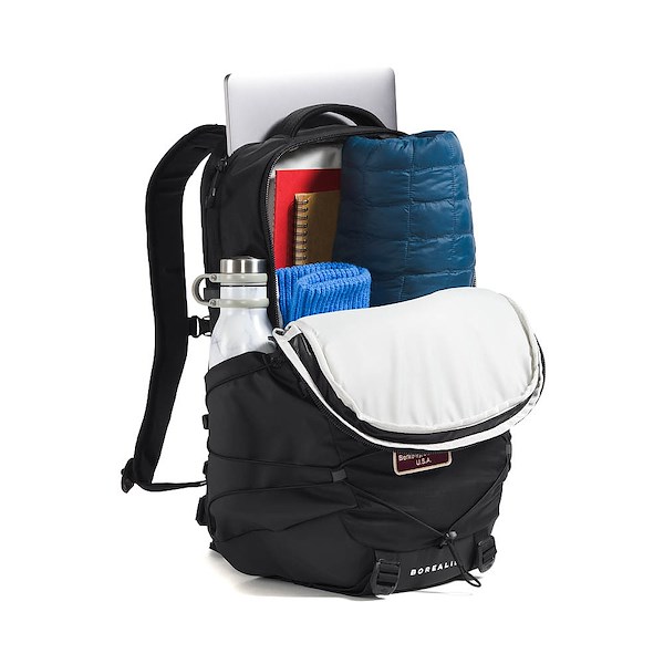 alternate view The North Face Borealis Backpack - TNF Black / PatchesALT1