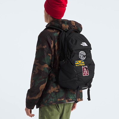 iron on patches on north face backpack The North Face Borealis Backpack TNF Black Borealis Patch/TNF White
