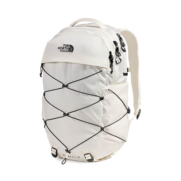 alternate view The North Face Borealis Backpack - White Dune / BlackALT4