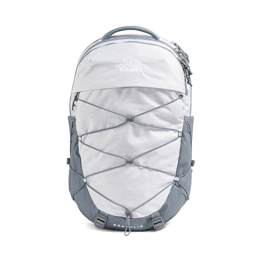 The North Face Borealis Backpack - TNF White Metallic Melange / Mid Grey