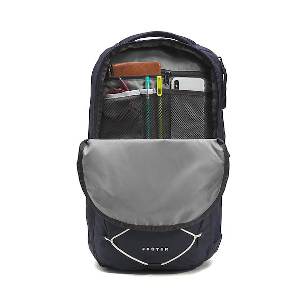 alternate view The North Face Jester Backpack - Aviation Navy / Dark HeatherALT3
