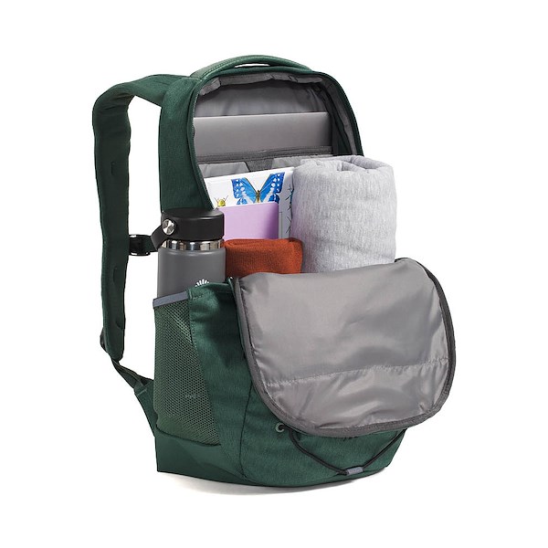 alternate view The North Face Jester Backpack - Duct Green / Dark HeatherALT1