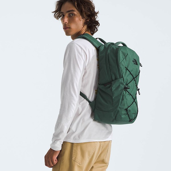 alternate view The North Face Jester Backpack - Duct Green / Dark HeatherALT1BADULT