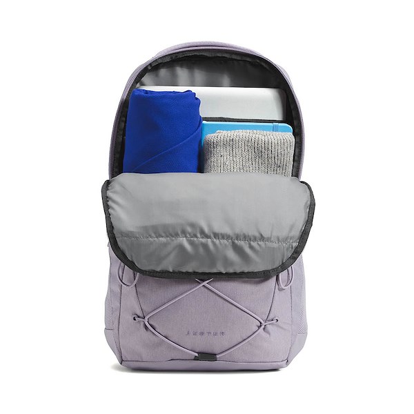 alternate view Womens The North Face Jester Backpack - Minimal Grey / Dark HeatherALT1