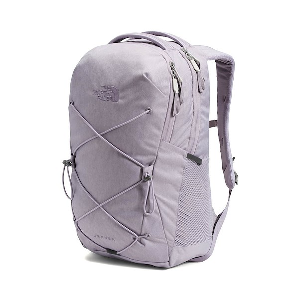 alternate view Womens The North Face Jester Backpack - Minimal Grey / Dark HeatherALT4