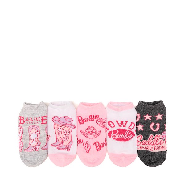 alternate view Barbie Rodeo Low Cut Socks 5-Pack - Little Kid - MulticolorALT1