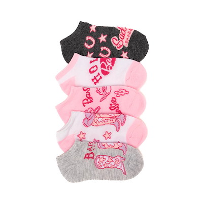 Main view of Barbie Rodeo Low Cut Socks 5-Pack - Little Kid - Multicolor