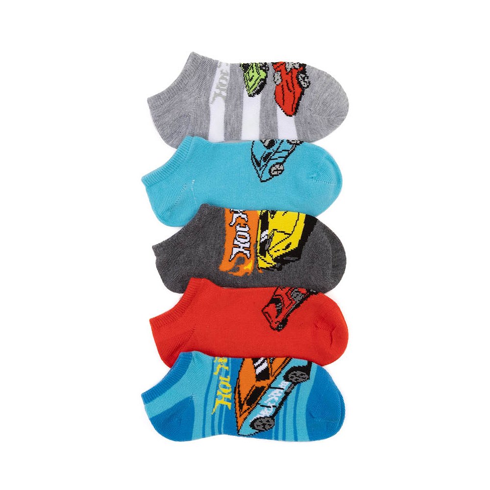 Hot Wheels&trade; Low Cut Socks 5 Pack - Little Kid - Multicolor