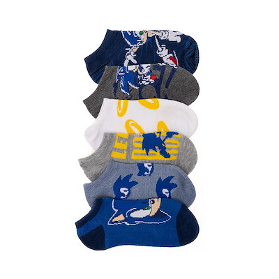 Main view of Sonic the Hedgehog&amp;trade; Rings Low Cut Socks 6-Pack - Little Kid - Multicolor
