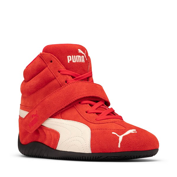 alternate view Womens PUMA Speedcat Wedge Athletic Shoe - For All Time Red / PUMA WhiteALT5