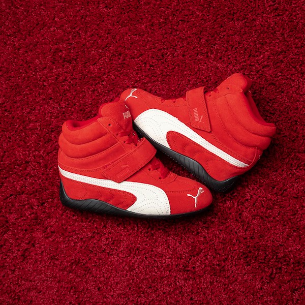 alternate view Womens PUMA Speedcat Wedge Athletic Shoe - For All Time Red / PUMA WhiteHERO