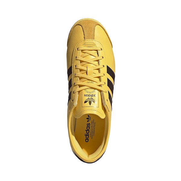 alternate view Womens adidas Italia '70s Athletic Shoe - Spring Yellow / Dark Brown / Core BlackALT2