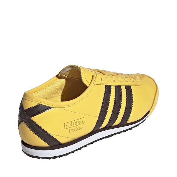 alternate view Womens adidas Italia '70s Athletic Shoe - Spring Yellow / Dark Brown / Core BlackALT4