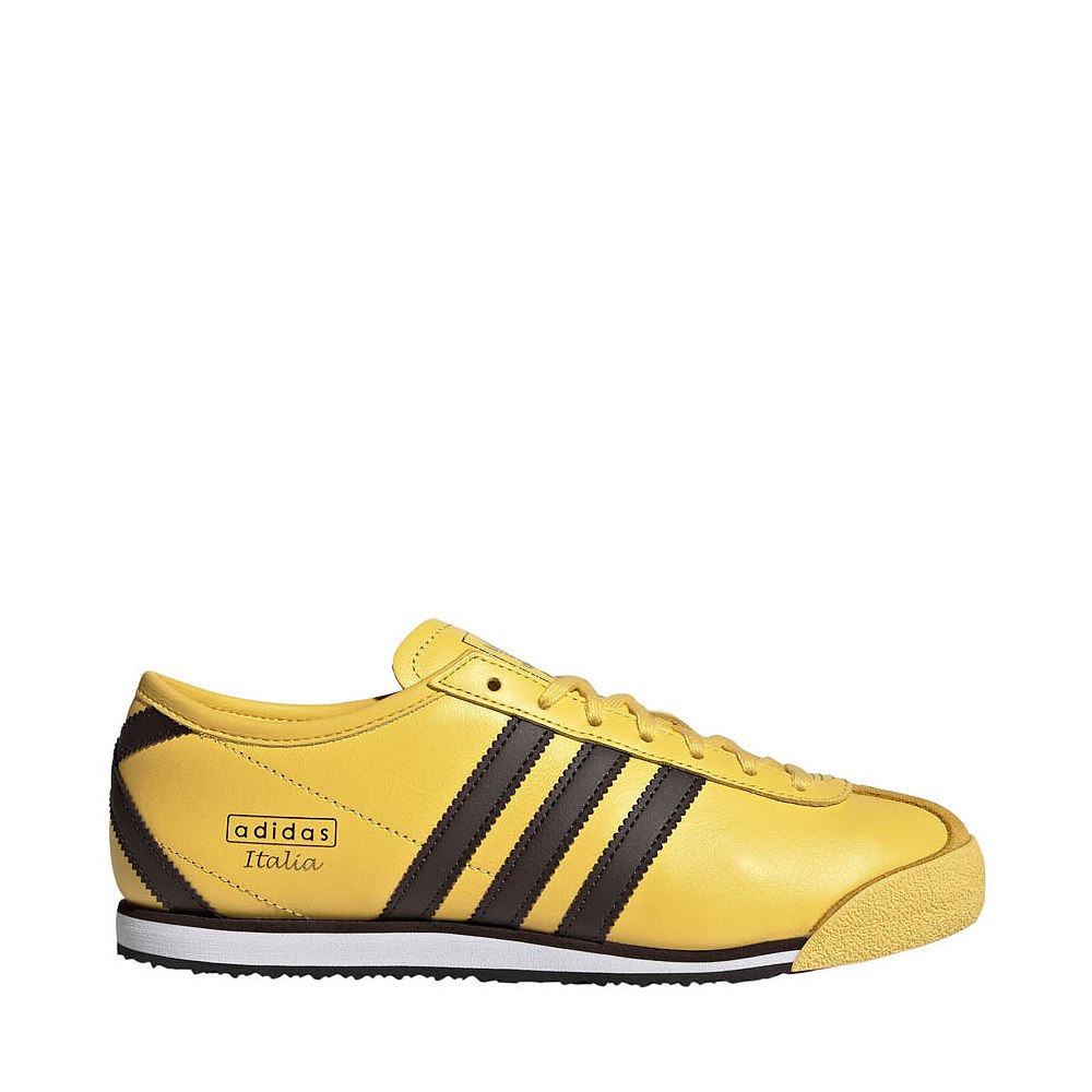 Womens adidas Italia '70s Athletic Shoe - Spring Yellow / Dark Brown / Core Black