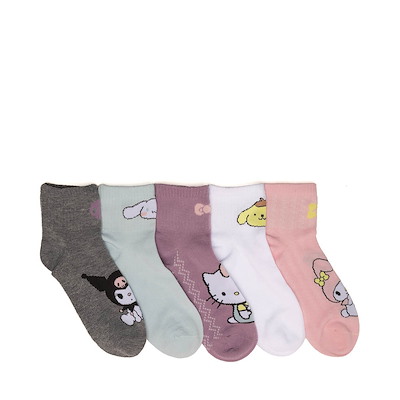 Main view of Womens Hello Kitty&amp;reg; and Friends Colorful 5-Pack Crew Socks