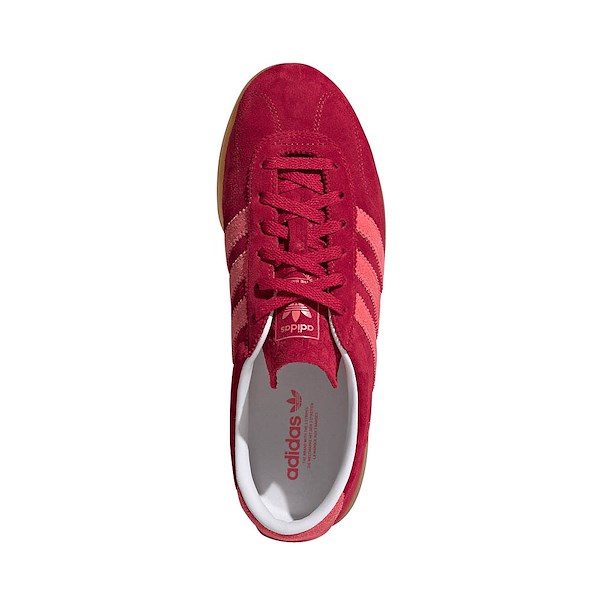 alternate view Womens adidas Gazelle Lo Pro Athletic Shoe - Team Victory Red / Gum / GumALT2