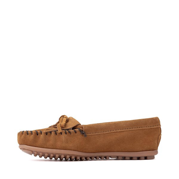 alternate view Womens Minnetonka Kilty Casual Shoe - BrownALT1
