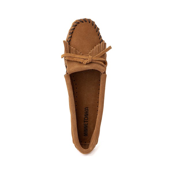 alternate view Womens Minnetonka Kilty Casual Shoe - BrownALT2