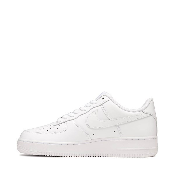 alternate view Mens Nike Air Force 1 '07 Athletic Shoe - White / WhiteALT1