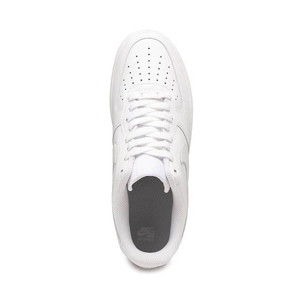 alternate view Mens Nike Air Force 1 '07 Athletic Shoe - White / WhiteALT2