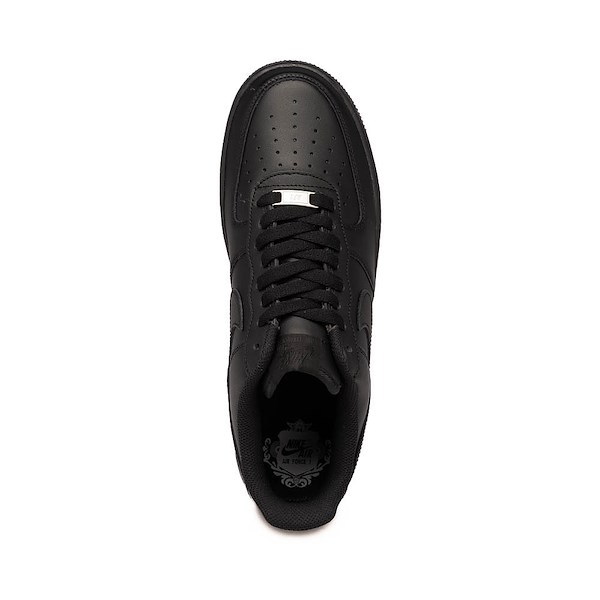 alternate view Mens Nike Air Force 1 '07 Athletic Shoe - Black / BlackALT2