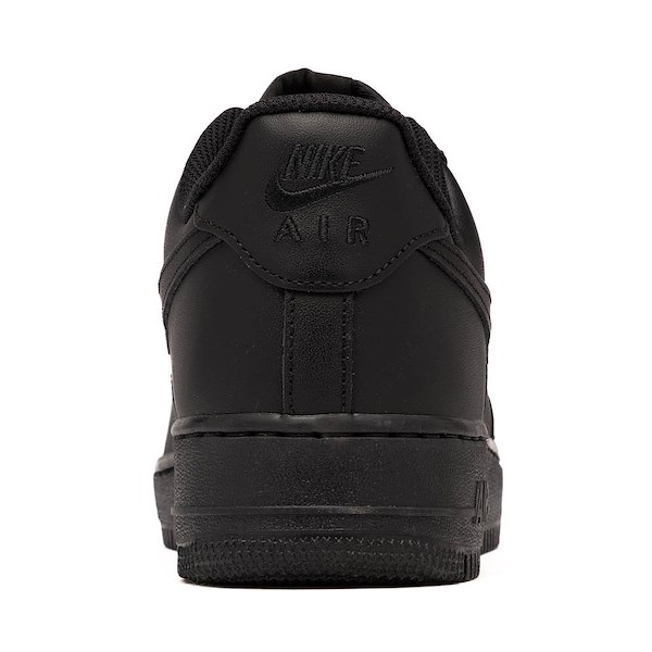 alternate view Mens Nike Air Force 1 '07 Athletic Shoe - Black / BlackALT4