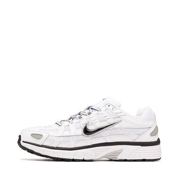 alternate view Mens Nike P-6000 Athletic Shoe - White / Black / Metallic Silver / BlackALT1