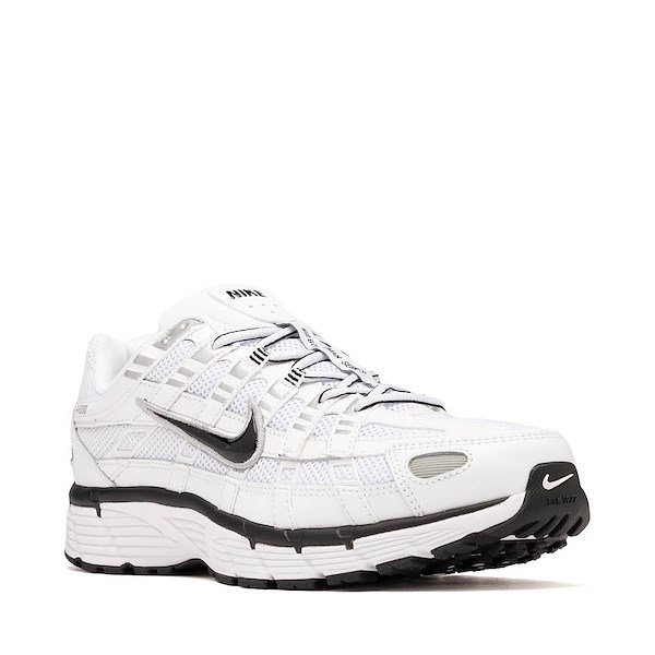 alternate view Mens Nike P-6000 Athletic Shoe - White / Black / Metallic Silver / BlackALT5