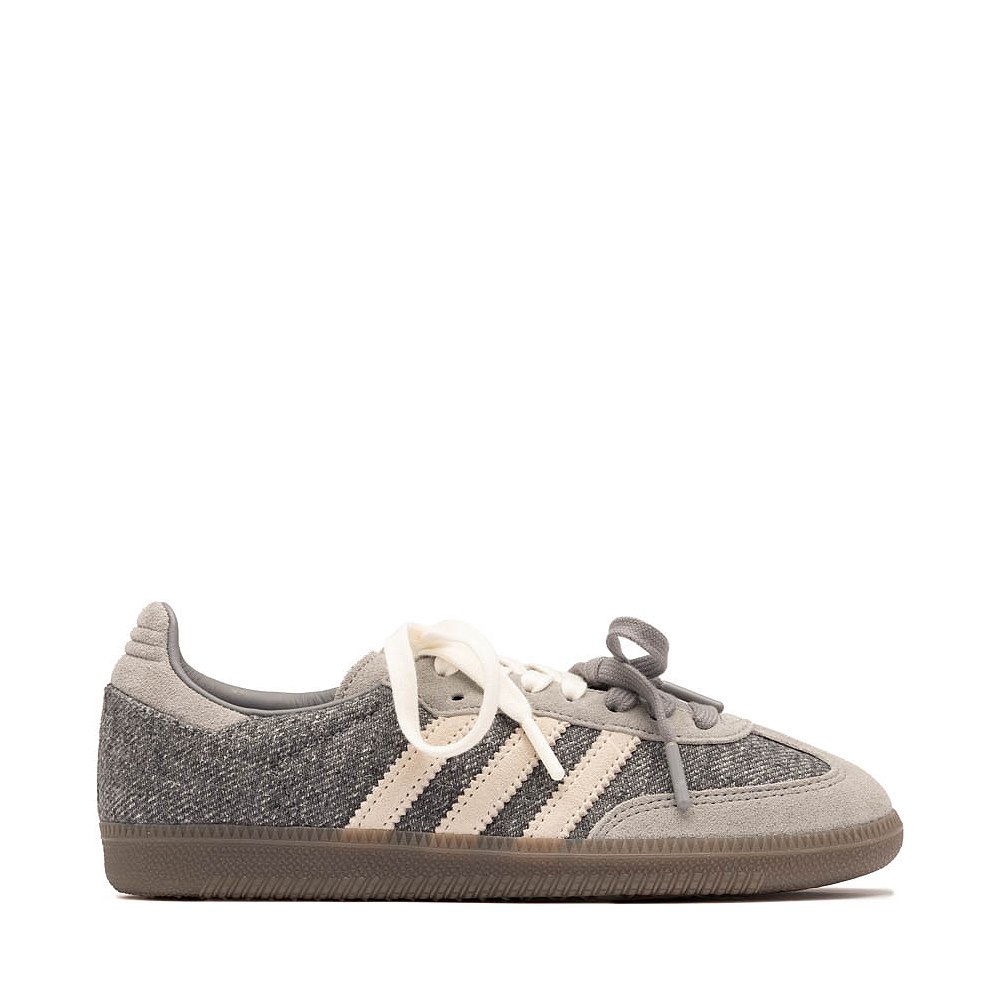 Womens adidas Originals x Molly Mae Samba OG Athletic Shoe - Grey Three / Off White / Gum 5