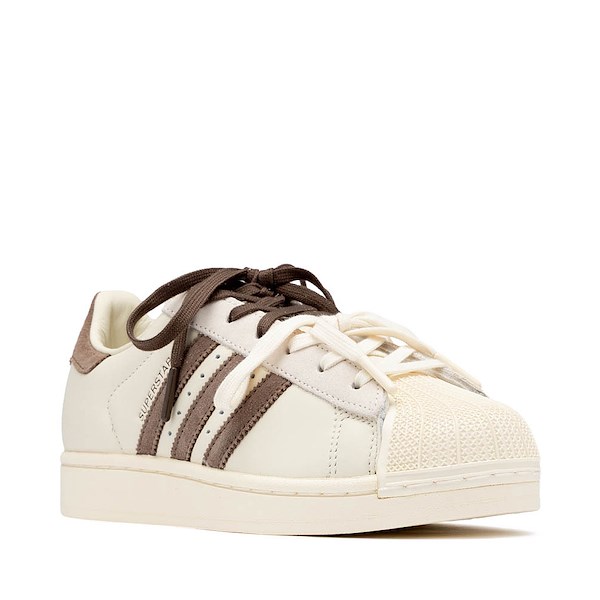 alternate view Womens adidas Originals x Molly Mae Superstar II Latte Athletic Shoe - Cream White / Earth Strata / Cream WhiteALT5