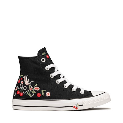 Main view of Converse Chuck Taylor All Star Cherry Garden High-Top Sneaker - Black