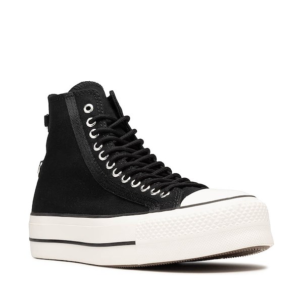 alternate view Womens Converse Chuck Taylor All Star Lift Bows & Rings High-Top Sneaker - BlackALT5B