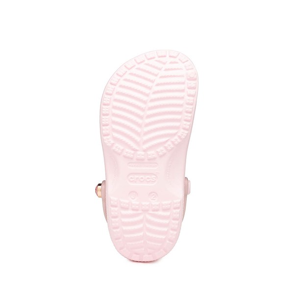 alternate view Crocs Classic Bling Bows Clog - Little Kid / Big Kid - Pink MilkALT3