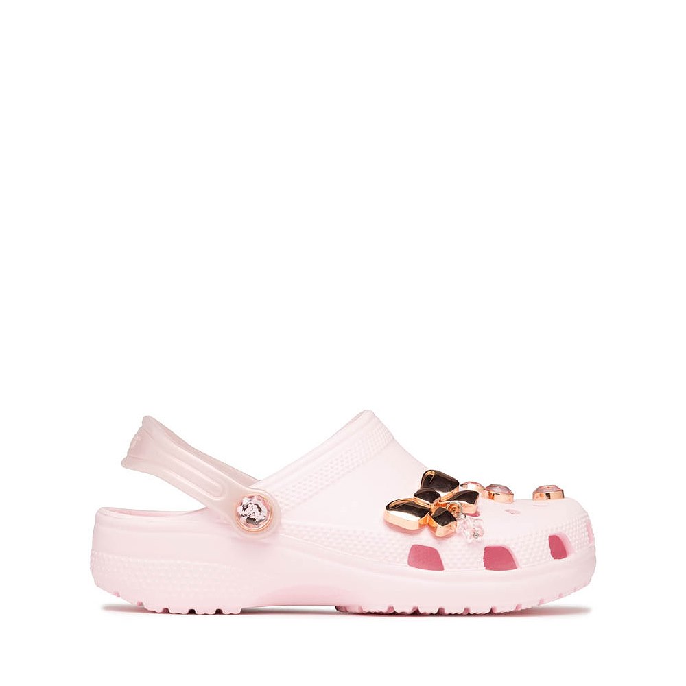 Crocs Classic Bling Bows Clog - Little Kid / Big Kid - Pink Milk