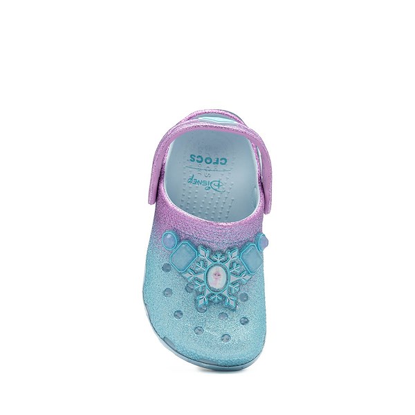 alternate view Disney Frozen Crocs Elsa Classic Clog - Baby / Toddler - MulticolorALT2