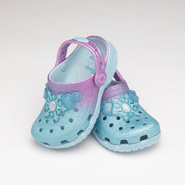 alternate view Disney Frozen Crocs Elsa Classic Clog - Baby / Toddler - MulticolorHERO