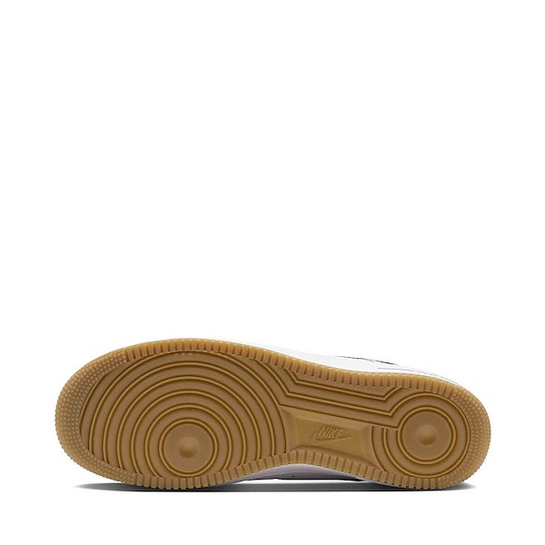 alternate view Mens Nike Air Force 1 '07 Athletic Shoe - White / Black / Gum Light BrownALT3