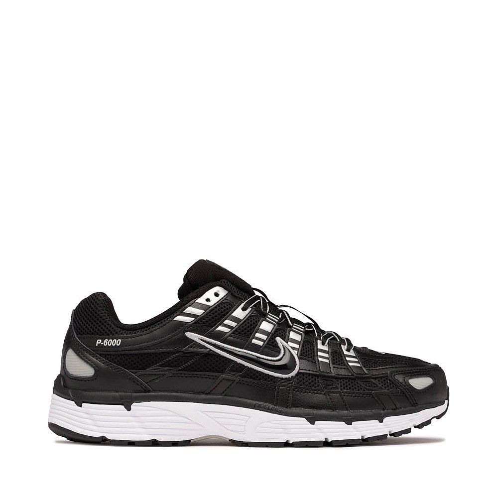 Nike P-6000 Athletic Shoe - Black / White / Metallic Silver / Black