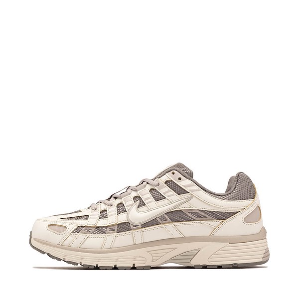 alternate view Mens Nike P-6000 Athletic Shoe - Flat Pewter / Light Bone / College GreyALT1