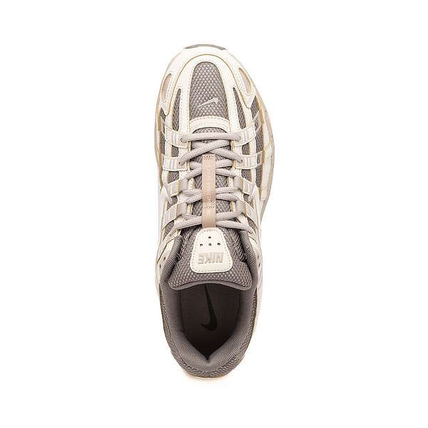 alternate view Mens Nike P-6000 Athletic Shoe - Flat Pewter / Light Bone / College GreyALT2