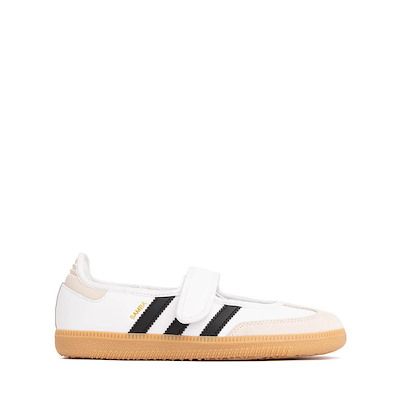 Main view of adidas Samba Jane Athletic Shoe - Little Kid - Cloud White / Core Black / Gum