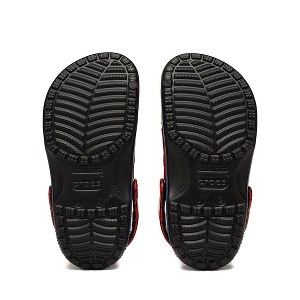 alternate view Spider-Man Crocs Classic Clog - Little Kid / Big Kid - Red / BlueALT3