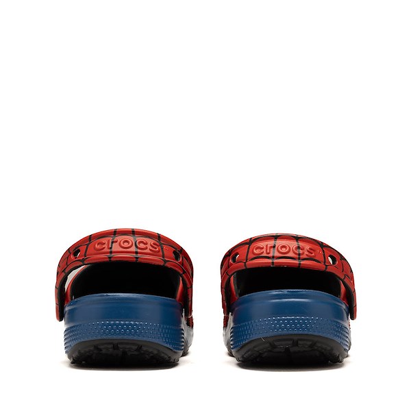 alternate view Spider-Man Crocs Classic Clog - Little Kid / Big Kid - Red / BlueALT4