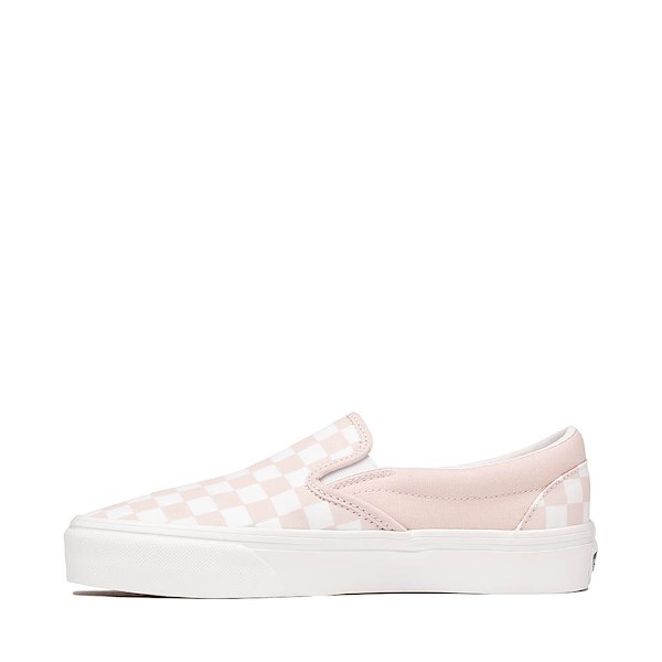 alternate view Vans Classic Slip-On Checkerboard Skate Shoe - Pale Petal PinkALT1